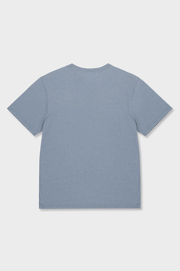 118 플랫 티셔츠 블루
